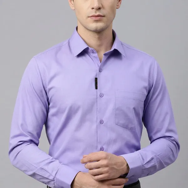 Purple_Cotton_Solid_Regular_Fit_Shirt_For_Men