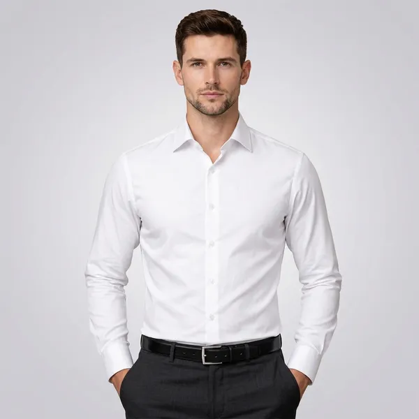 White_Cotton_Regular_Fit_Full_Sleeve_Formal_Shirt_For_Men