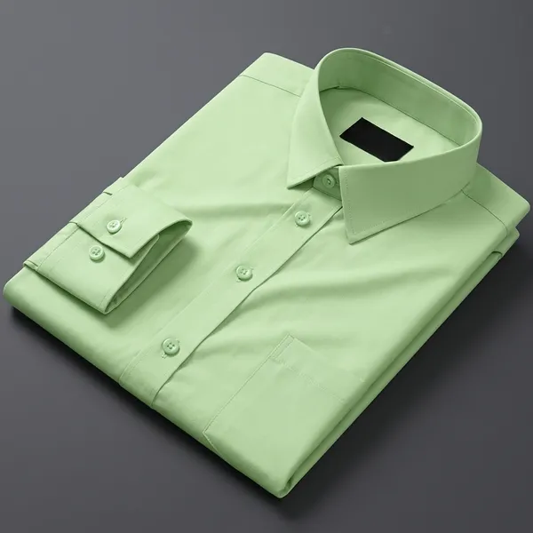 Lets_Shine_Cotton_Solid_Shirt_For_Man_Mint_Green
