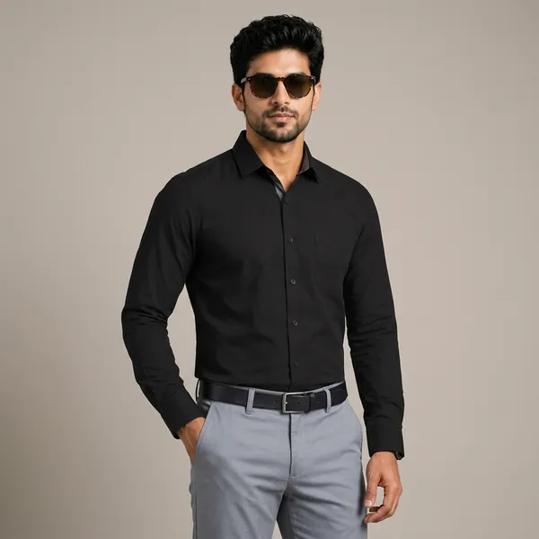 Lets_Shine_Men_Solid_Black_Formal_Shirt_Full_Sleeve_Stylish_Casual_Office_Wear_Shirt_For_Men