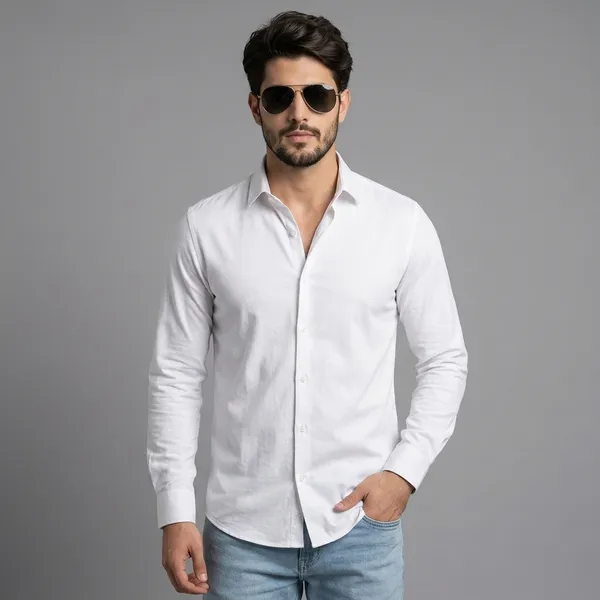 Lets_Shine_Cotton_Solid_Shirt_For_Man_Milk_White