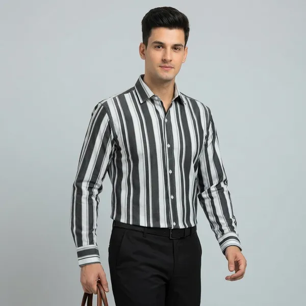 Black_Cotton_Vertical_Striped_Regular_Fit_Full_Sleeve_Shirt_For_Men