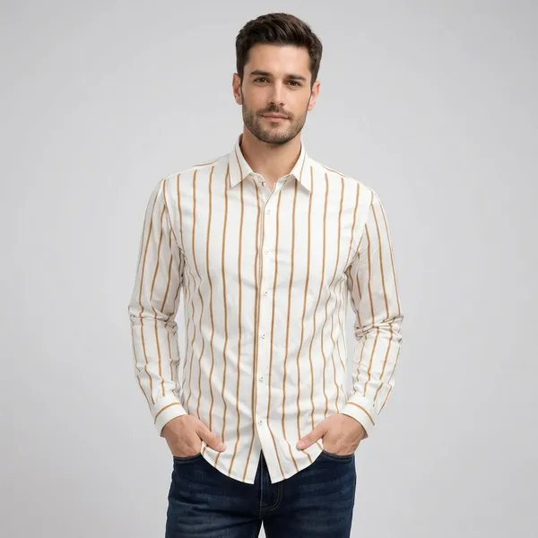Men_White_Coffee_Vertical_Striped_Shirt_Full_Sleeve_Regular_Fit_Casual_Formal_Shirt_For_Men_Coffee
