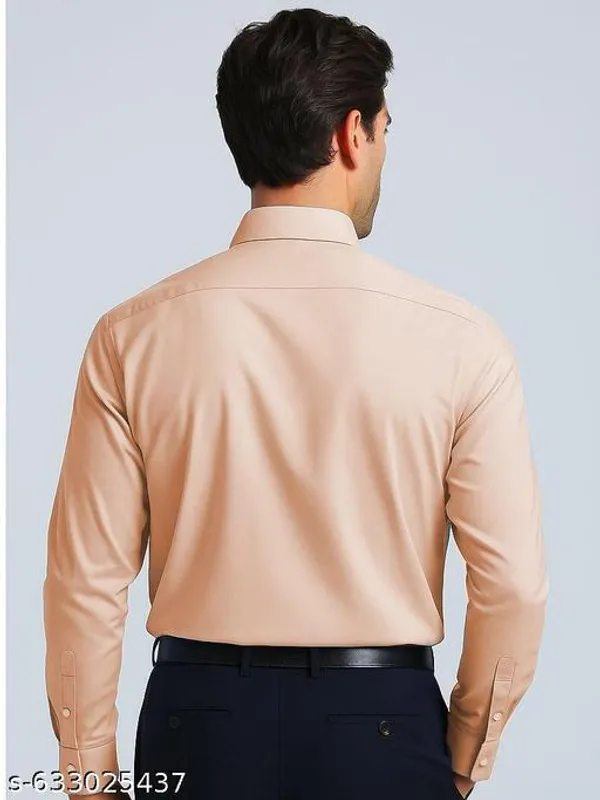Lets_Shine_Cotton_Solid_Shirt_For_Man_Peach