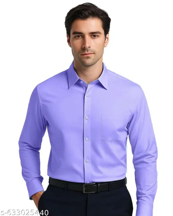 Purple_Cotton_Solid_Regular_Fit_Shirt_For_Men