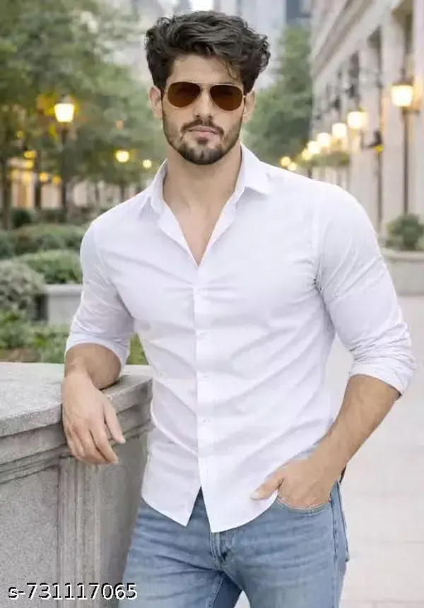 Lets_Shine_Cotton_Solid_Shirt_For_Man_Milk_White