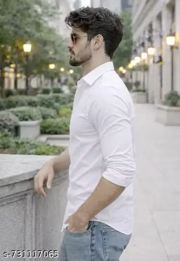 Lets_Shine_Cotton_Solid_Shirt_For_Man_Milk_White