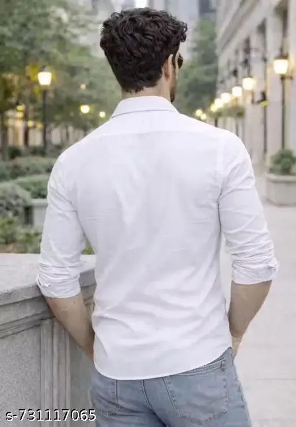 Lets_Shine_Cotton_Solid_Shirt_For_Man_Milk_White