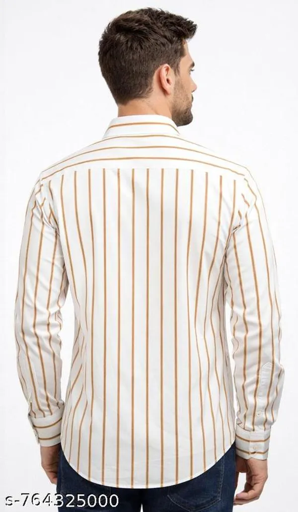 Men_White_Coffee_Vertical_Striped_Shirt_Full_Sleeve_Regular_Fit_Casual_Formal_Shirt_For_Men_Coffee