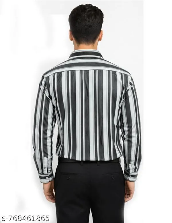 Black_Cotton_Vertical_Striped_Regular_Fit_Full_Sleeve_Shirt_For_Men