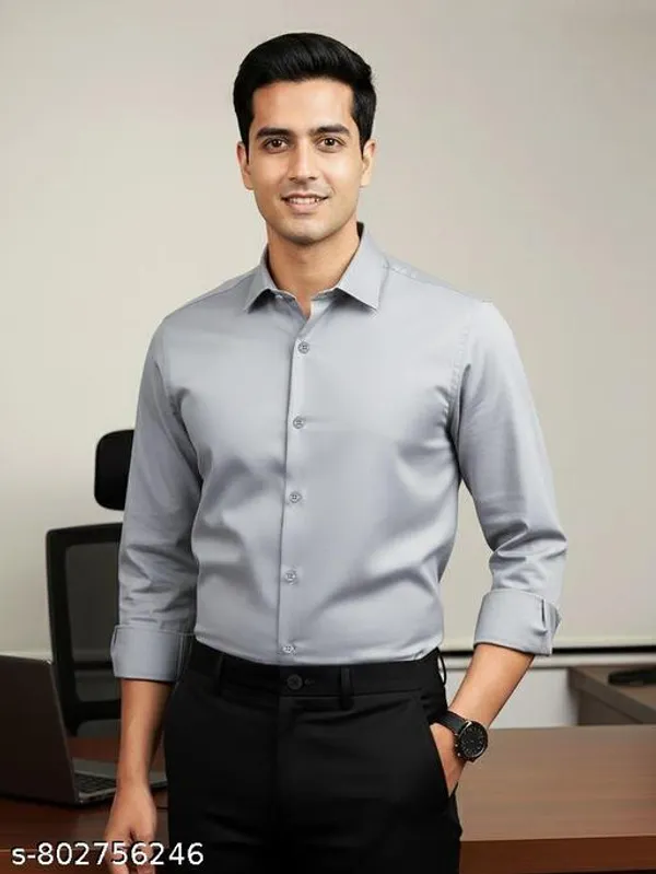 Grey_Cotton_Regular_Fit_Full_Sleeve_Casual_Shirt_For_Men