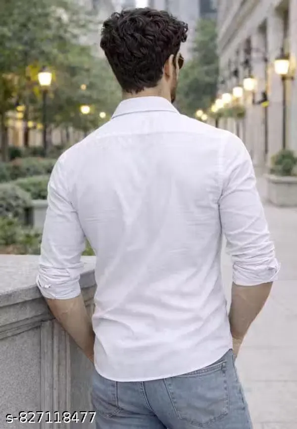 Lets_Shine_Men_Solid_Casual_Shirt_Pack_Of_2_Full_Sleeve_Regular_Fit_Shirt_For_Men_White_Seagreen