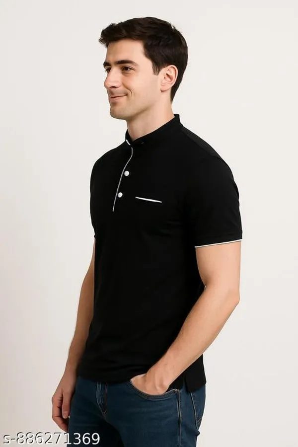 Men_Solid_Mandarin_Collar_T_Shirt_Pack_Of_3_Half_Sleeve_Stylish_Casual_Slim_Fit_T_Shirts_For_Men_Colour_Black_White_Lightgrey