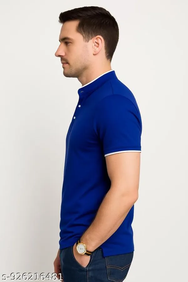 Lets_Shine_Charming_T_Shirts_For_Men_And_Boys_For_Regular_Casual_Official_Formal_And_Partywear_Combo_Pack_Of_2_(Royal_Blue_And_Maroon)
