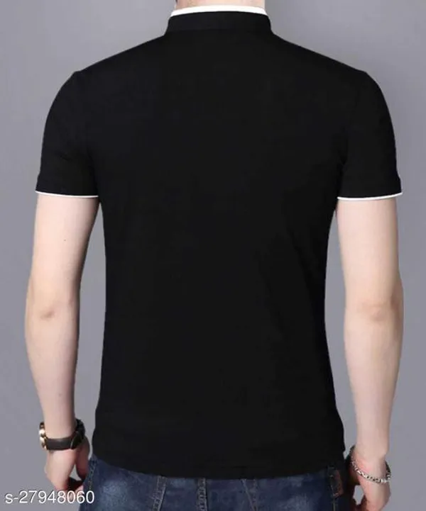 Red_And_Black_Cotton_Solid_Half_Sleeve_T_Shirt_For_Men_Pack_Of_2