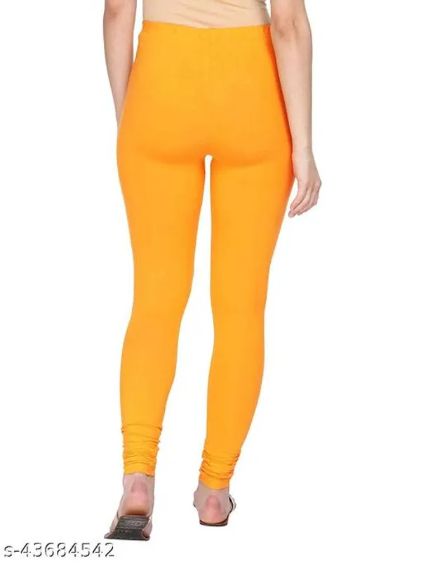 Lets_Shine_Churidar_Cotton_Leggings_Combo_Of_6_For_Women_And_Girls_Of_Black_Baby_Pink_Green_Orange_Pink_Yellow