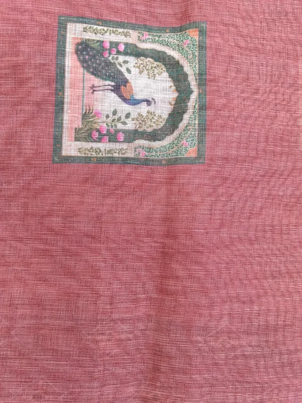 Rustic_Maroon_Cotton_Tribal_Border_Saree_For_Women