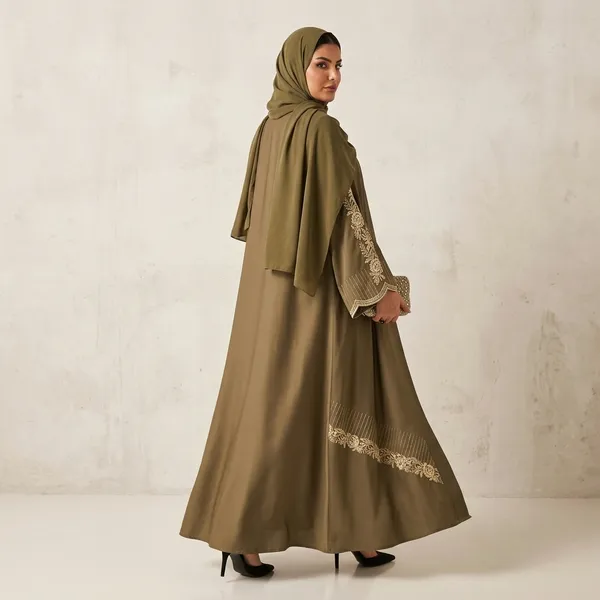 Olive_Green_Tik_Tok_Premium_Abaya_Daily_Wear_For_Women