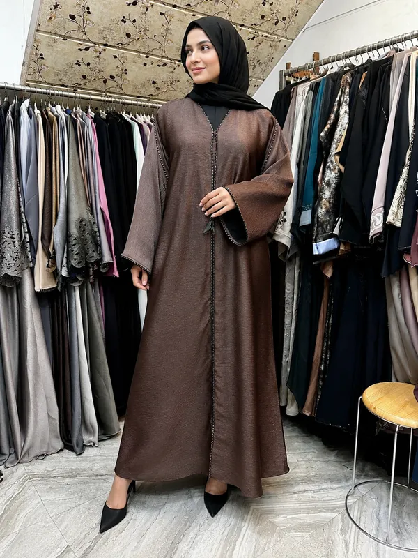 Brown_Shining_Zoom_Premium_Abaya_Daily_Wear_For_Women