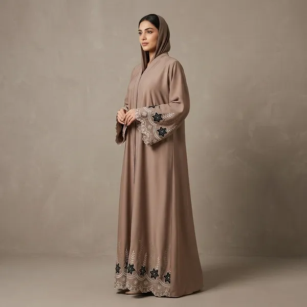 Brown_Imported_Tik_Tok_Premium_Abaya_Daily_Wear_For_Women