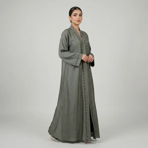 Olive_Green_Tik_Tok_Premium_Abaya_Daily_Wear_For_Women