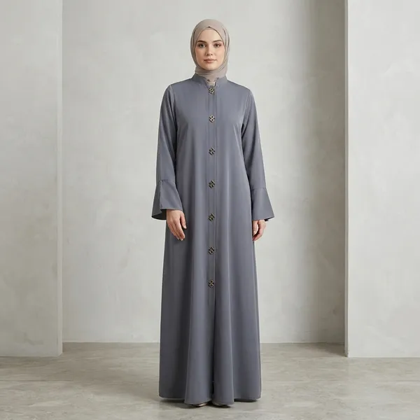 Grey_Imported_Tik_Tok_Premium_Abaya_Daily_Wear_For_Women
