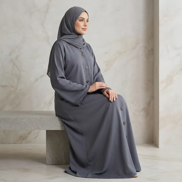Grey_Imported_Tik_Tok_Premium_Abaya_Daily_Wear_For_Women