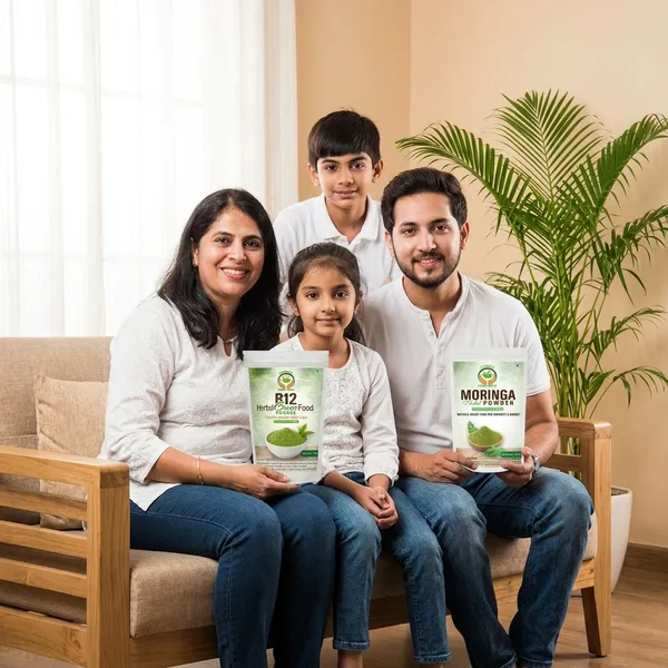 Moringa_Leaf_Powder_&_B12_Herbal_Green_Food_Powder_Combo_Pack_-_100G_Each_(Pack_Of_2)