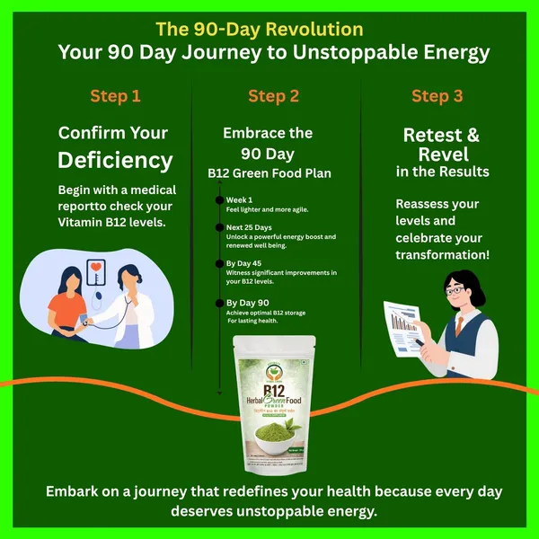 HERBAL_CHURN-MORINGA-B12_Green_Food_Powder_100gm__Pack_of_3_Natural_Ayurvedic_Laxative_for_Constipation_Relief_|_Plant-Based_Herbal_Supplement,_Boosts_Energy_&_Digestion_Plant_Based_Vitamin_B12_Supplement_(HERBAL_B12GreenFood_Powder)_|_Vitamin_B1,_B2,_B3,_B6,_B9,C_&_A_|_Boost_Energy_Level,_Good_For_Digestion_&_Stress_Moringa_Powder_From_Pure_Drumstick_Leaves_|_Gives_Natural_Energy_&_Nutrients_For_Men_&_Women.