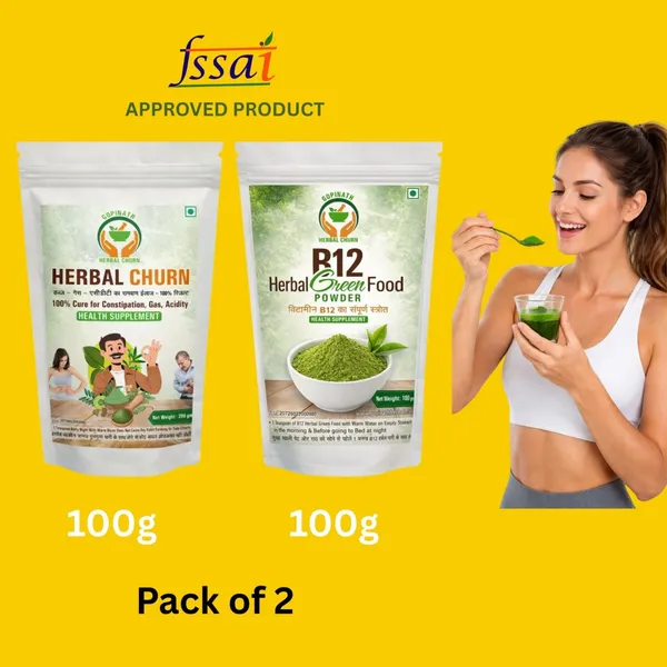 Herbal_Churn_&_B12_Green_Superfood_Powder_Combo_Pack_(100G_Each)_-_Approved_Health_Supplement_(Pack_Of_2)_&_Moringa_Leaf_Powder_&_B12_Herbal_Green_Food_Powder_Combo_Pack_-_100G_Each_(Pack_Of_2)