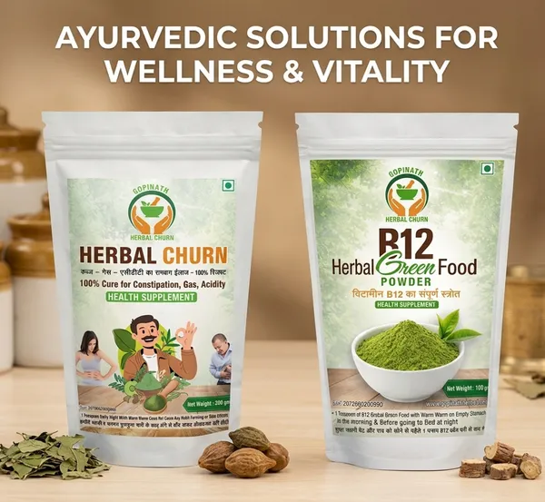 Herbal_Churn_&_B12_Green_Superfood_Powder_Combo_Pack_(100G_Each)_-_Approved_Health_Supplement_(Pack_Of_2)_&_Moringa_Leaf_Powder_&_B12_Herbal_Green_Food_Powder_Combo_Pack_-_100G_Each_(Pack_Of_2)