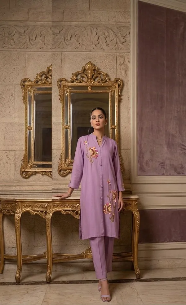 Lavender_Vatican_Straight_Kurti_For_Women