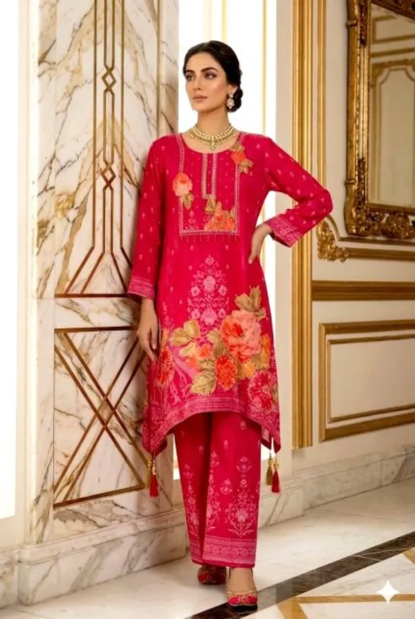 Pink_Crape_Embroidered_Kurti_For_Women