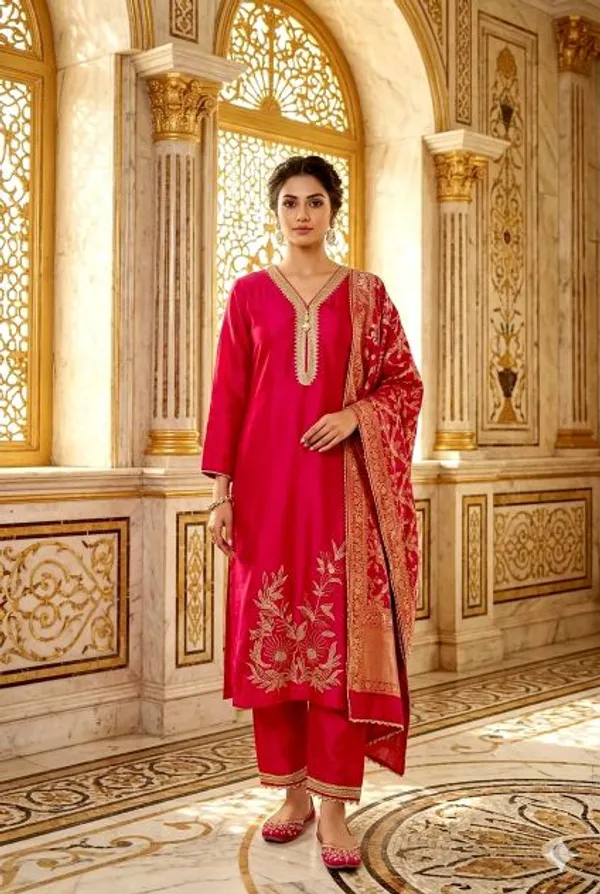 Pink_Simar_Ethnic_Kurti_With_Dupatta_For_Women