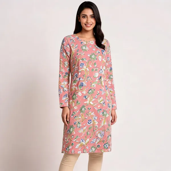 Unstiched_Multicolor_Soft_Cotton_Unstiched_Kurti_For_Women