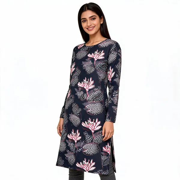 Unstiched_Multicolor_Soft_Cotton_Unstiched_Kurti_For_Women