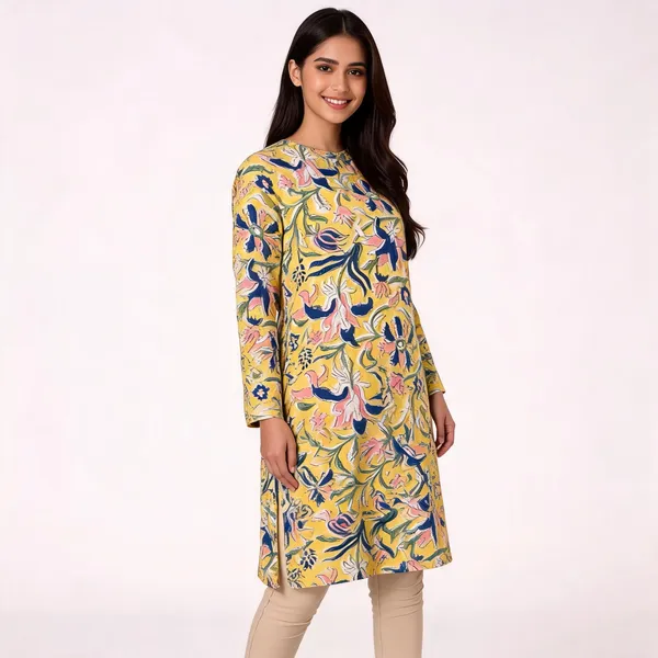 Unstiched_Multicolor_Soft_Cotton_Unstiched_Kurti_For_Women