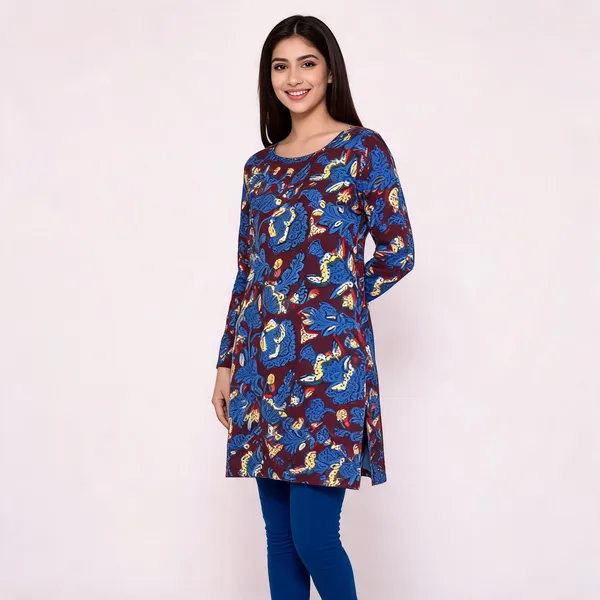 Unstiched_Multicolor_Soft_Cotton_Unstiched_Kurti_For_Women