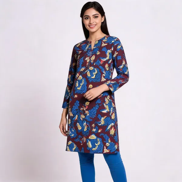 Unstiched_Multicolor_Soft_Cotton_Unstiched_Kurti_For_Women