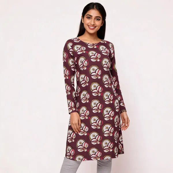 Unstiched_Multicolor_Soft_Cotton_Unstiched_Kurti_For_Women