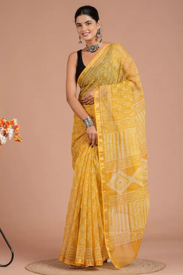 Multicolor_Soft_Cotton_Saree_For_Women