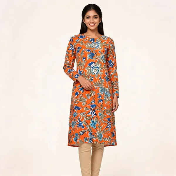 Unstiched_Multicolor_Soft_Cotton_Unstiched_Kurti_For_Women
