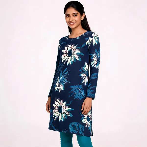 Unstiched_Multicolor_Soft_Cotton_Unstiched_Kurti_For_Women
