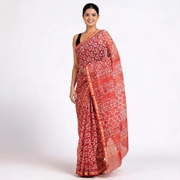 Multicolor_Soft_Cotton_Saree_For_Women
