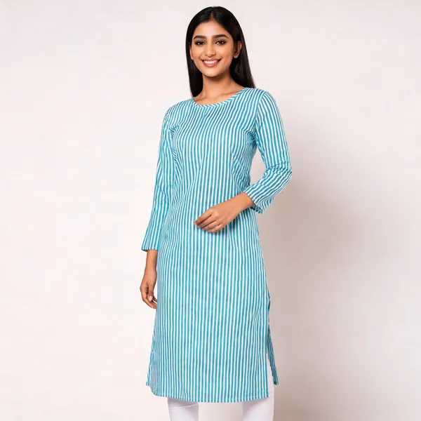 Unstiched_Sky_Blue_Soft_Cotton_Unstiched_Kurti_For_Women