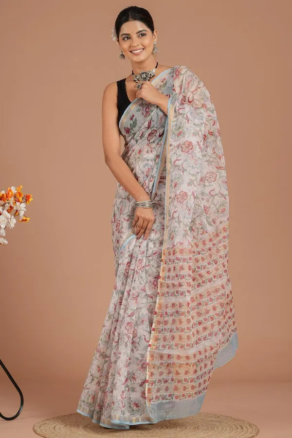 Multicolor_Soft_Cotton_Saree_For_Women