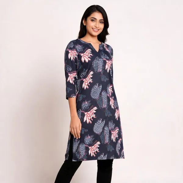 Unstiched_Multicolor_Soft_Cotton_Unstiched_Kurti_For_Women
