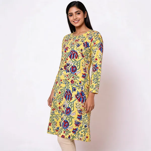 Unstiched_Multicolor_Soft_Cotton_Unstiched_Kurti_For_Women