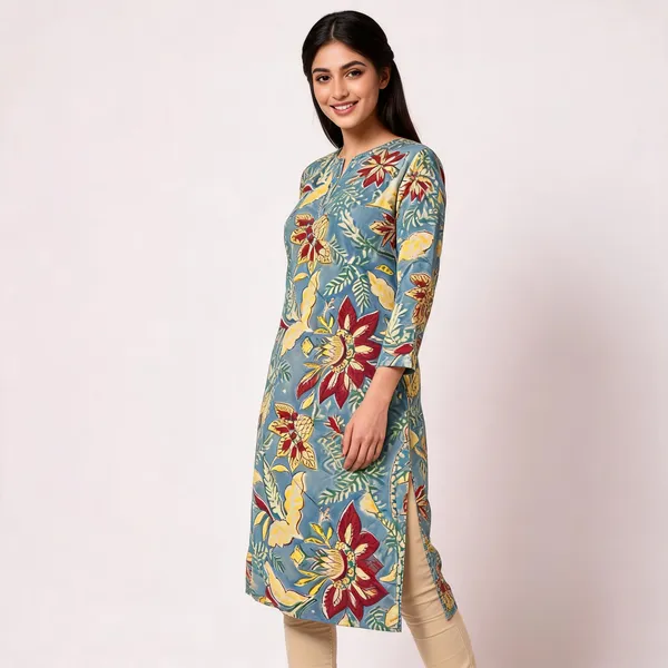 Unstiched_Multicolor_Soft_Cotton_Unstiched_Kurti_For_Women