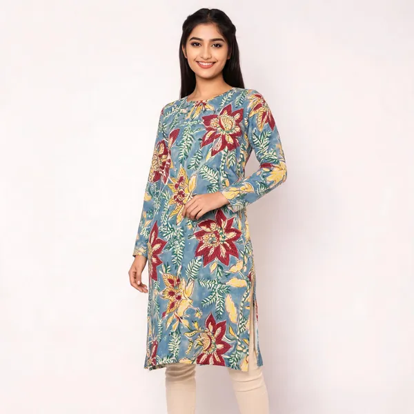 Unstiched_Multicolor_Soft_Cotton_Unstiched_Kurti_For_Women